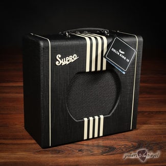 Supro 1820RBC Delta King 10 Reverb 5-Watt 1x10” Tube Combo Amp – Black & Cream