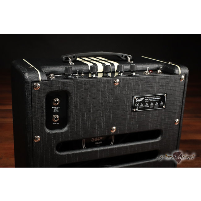 Supro 1820RBC Delta King 10 Reverb 5-Watt 1x10” Tube Combo Amp – Black & Cream