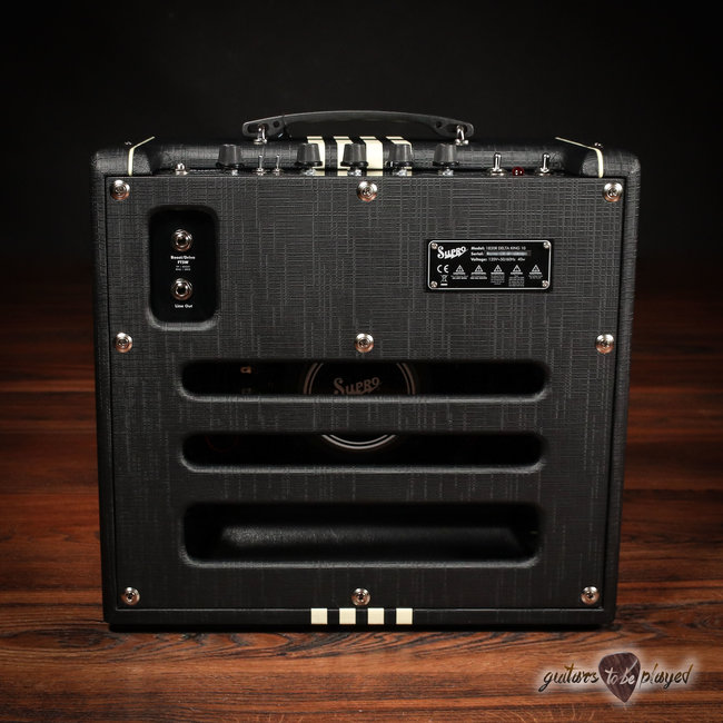 Supro 1820RBC Delta King 10 Reverb 5-Watt 1x10” Tube Combo Amp – Black & Cream