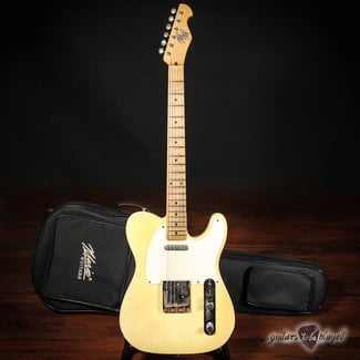 Mario Guitars Mario Martin Guitars T-Style w/ Swamp Ash Body & Budz PUs – Nicotine Blonde