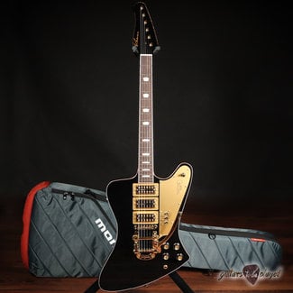 Kauer Banshee Limited Edition “Excalibur” w/ TV Jones & Bigsby – Black & Gold