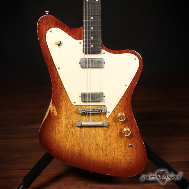 Fano PX6 Alt de Facto Korina Body/Mahogany Set Neck w/ Lollars – Faded Tea Burst