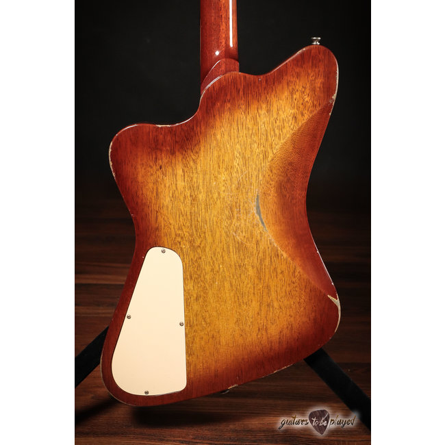 Fano PX6 Alt de Facto Korina Body/Mahogany Set Neck w/ Lollars – Faded Tea Burst