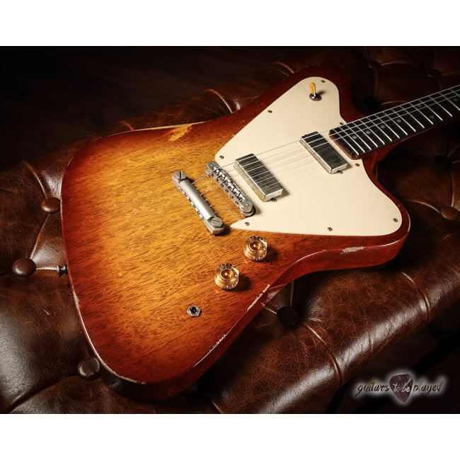 Fano PX6 Alt de Facto Korina Body/Mahogany Set Neck w/ Lollars – Faded Tea Burst