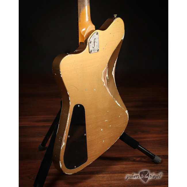Fano PX6 Oltre Lollar Staple P-90/Imperial Electric Guitar w/ Gigbag – Gold Top