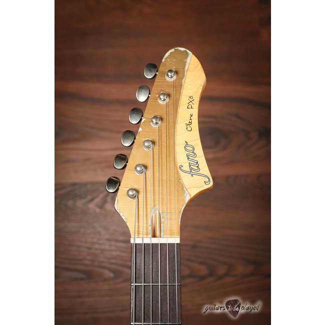 Fano PX6 Oltre Lollar Staple P-90/Imperial Electric Guitar w/ Gigbag – Gold Top