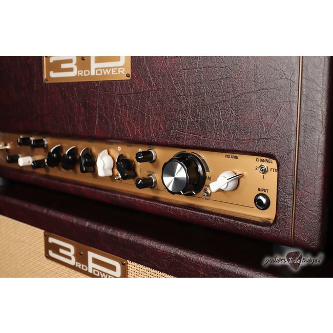 3rd Power Kitchen Sink 6VEL 40W Deluxe Head w/ Footswitch & 112 Cab – Buggy Whip