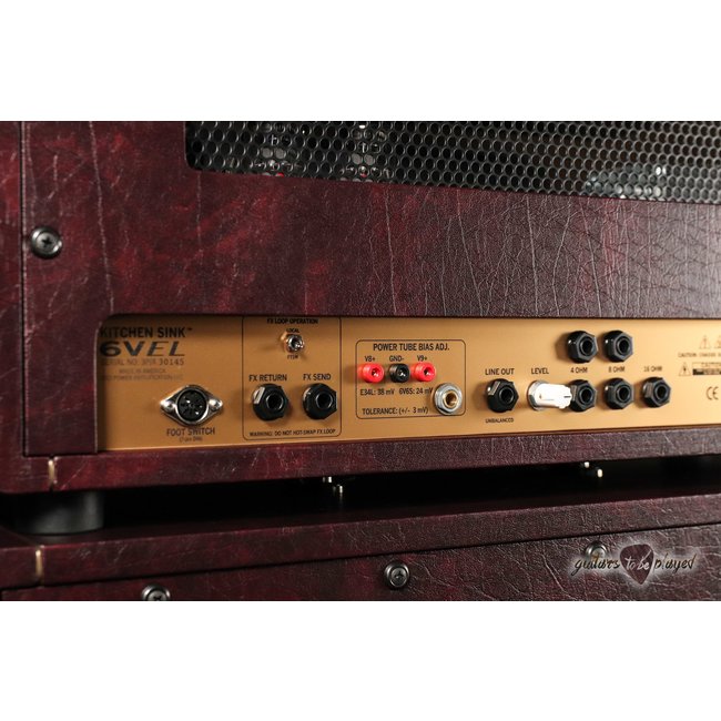 3rd Power Kitchen Sink 6VEL 40W Deluxe Head w/ Footswitch & 112 Cab – Buggy Whip