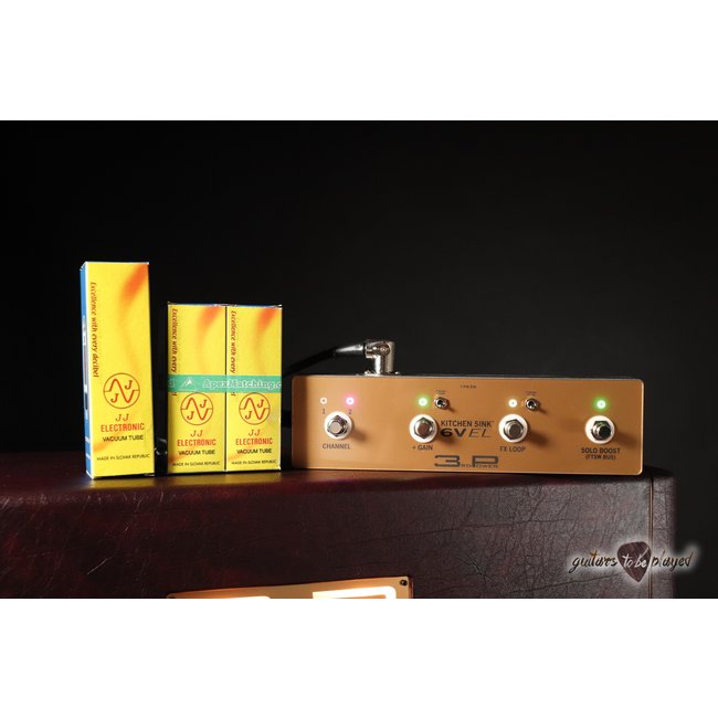 3rd Power Kitchen Sink 6VEL 40W Deluxe Head w/ Footswitch & 112 Cab – Buggy Whip