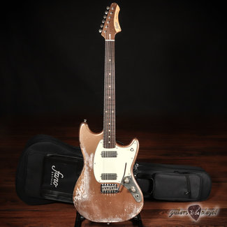 Fano Guitars Fano MG6 Oltre Lollar Firebird Electric Guitar w/ Gigbag – Firemist Gold
