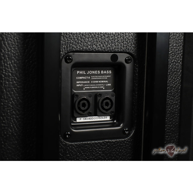 Phil Jones Bass C8 Compact 8x5” 800W 8-ohm Speaker Cabinet w/ Cover - Black
