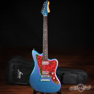 Fano Guitars Fano JM6 Oltre Humbucker Electric Guitar w/ Gigbag – Dark Lake Placid Blue