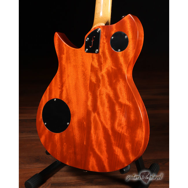 Fano RB6T Thinline Alt de Facto Flame Maple w/ TV Jones & Bigsby – Faded Cherry