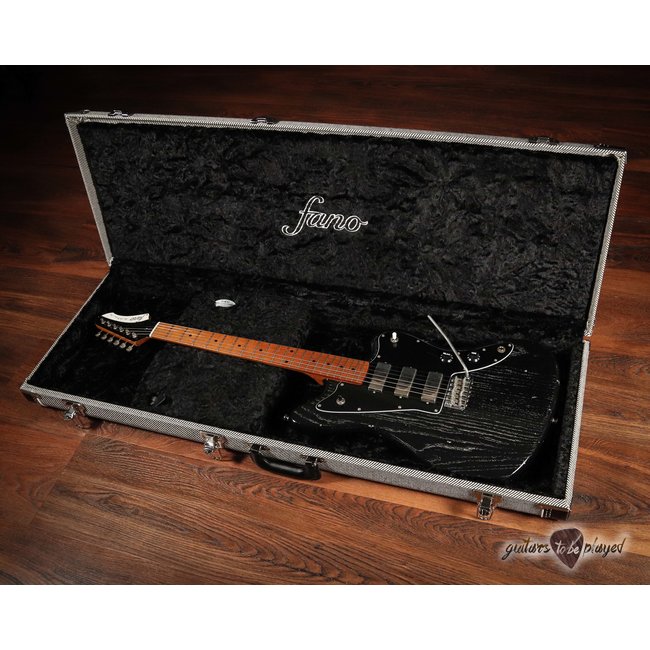 Fano JM6 Alt de Facto Swamp Ash w/ Roasted Maple Neck, S-Style Trem – Dog Hair