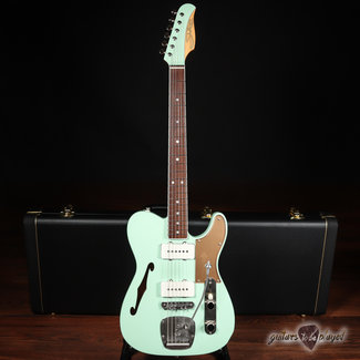 Shelton Guitars Shelton Timeflite GTX Special w/ Mastery & Fralin Pickups – Surf Green Satin