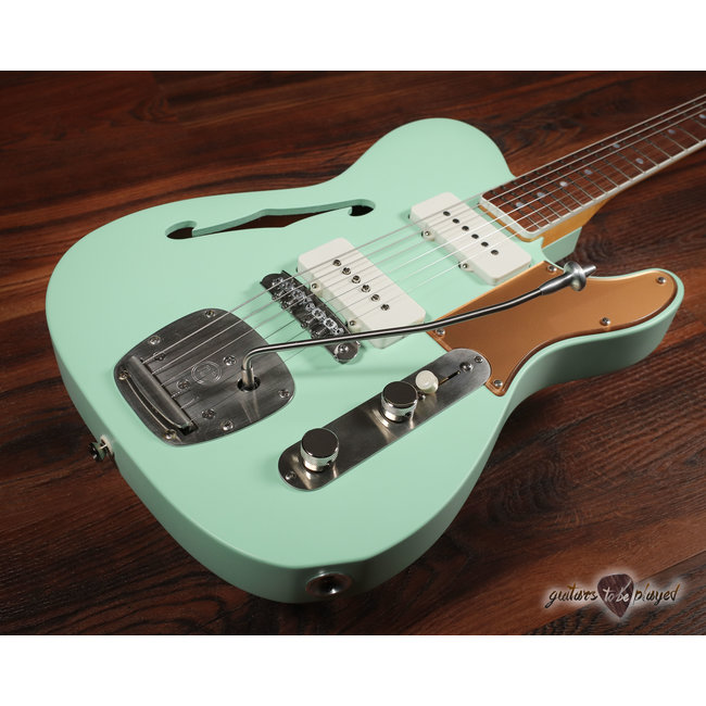 Shelton Timeflite GTX Special w/ Mastery & Fralin Pickups – Surf Green Satin
