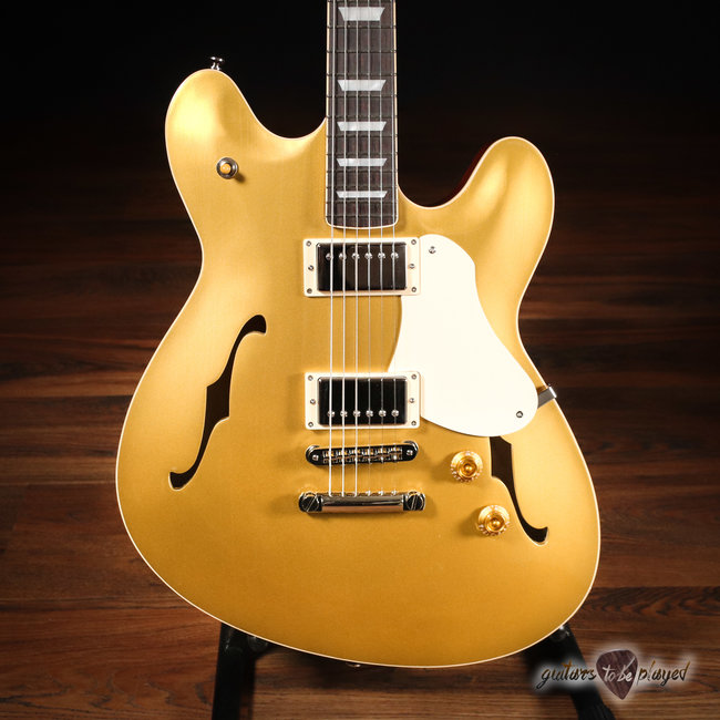 Fano GF6 Alt de Facto Set Neck Semi-Hollow, Lollar Low Wind Imperials – Gold Top