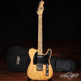 Mario Guitars Mario Martin Guitars T-Style w/ 1-pc Swamp Ash Body & Fralin PUs – Vintage Amber