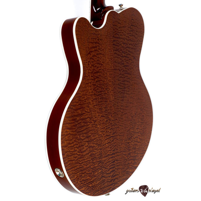 Kauer Super Chief "The Tree" Quilted Mahogany Back Semi-Hollow Guitar –Taos Blue