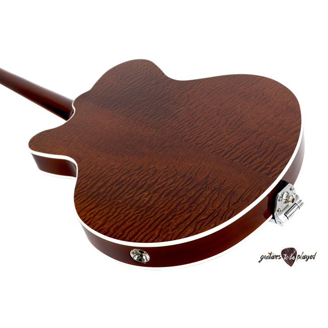 Kauer Super Chief "The Tree" Quilted Mahogany Back Semi-Hollow Guitar –Taos Blue