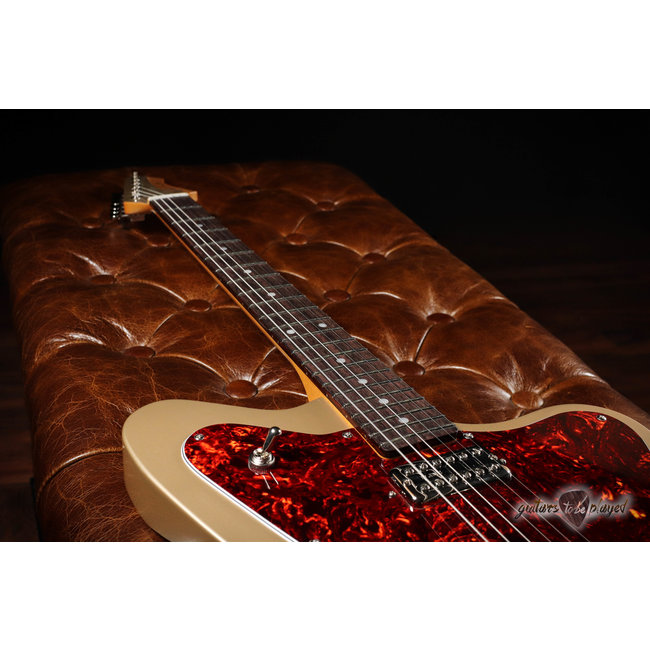 Fano PX6 Oltre TV Jones Classic Electric Guitar w/ Gigbag – Shoreline Gold