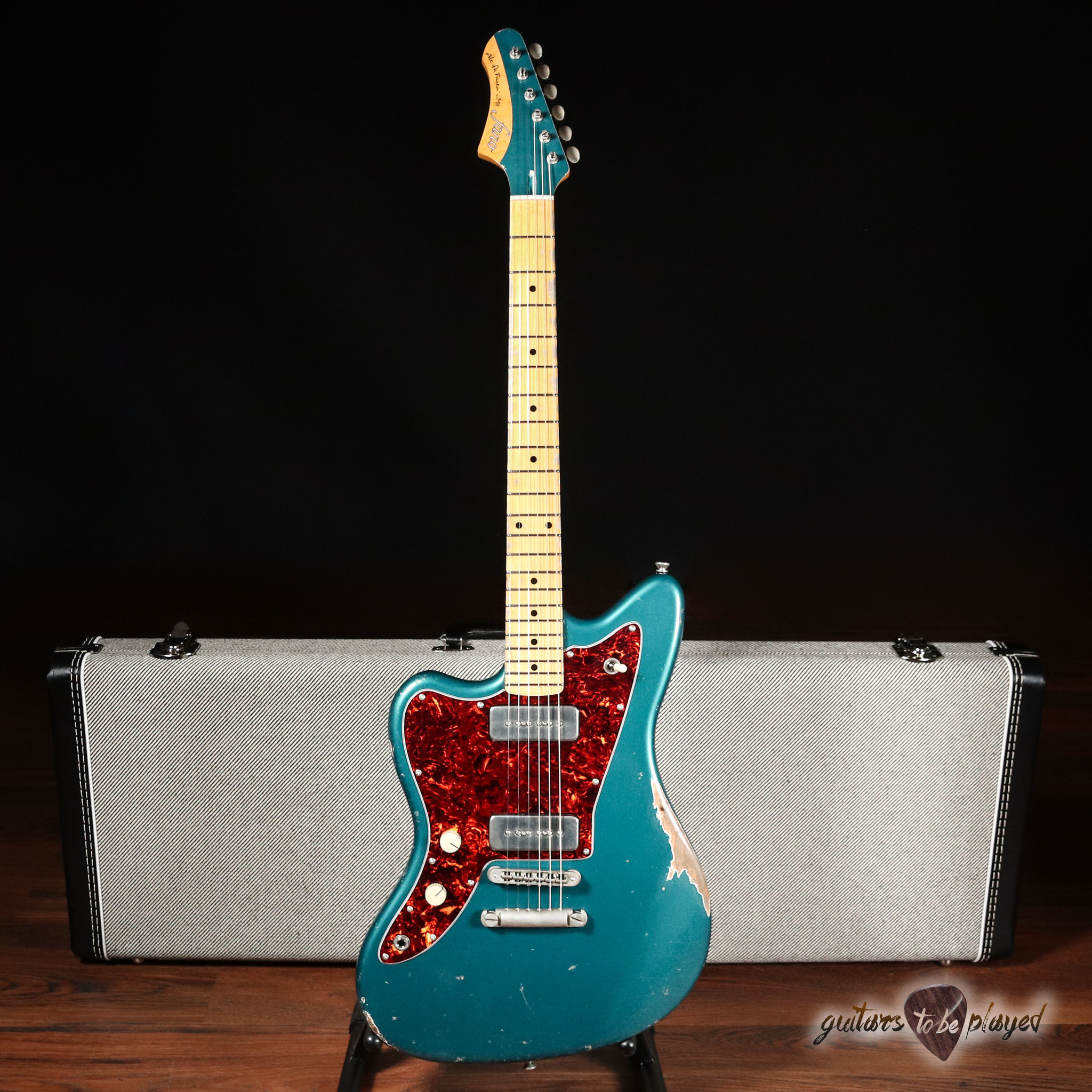 Fano JM6 Alt de Facto Left-Handed Lollar P-90 Guitar – Ocean