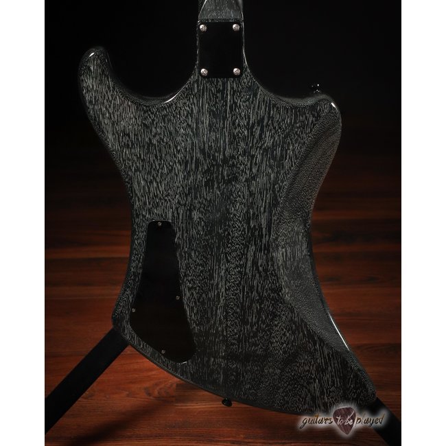 Shelton Solar-Sonic Mahogany Guitar w/ Novak JMWR Pickups – Static Blue Dog Hair