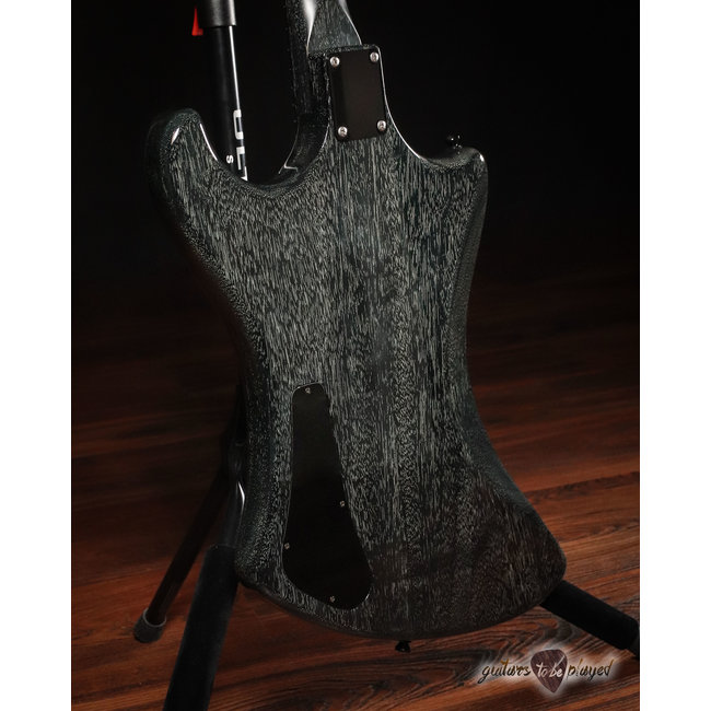 Shelton Solar-Sonic Mahogany Guitar w/ Novak JMWR Pickups – Static Blue Dog Hair