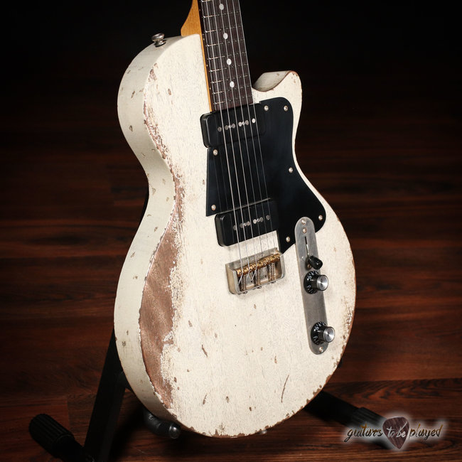 Fano SP6 Alt De Facto Lollar OmniTron P-90 Mahogany Guitar w/ Case - Driftwood