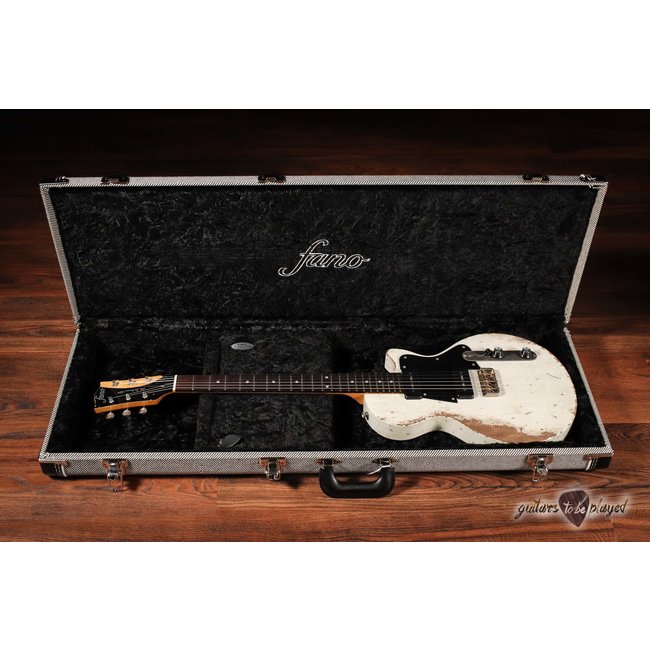 Fano SP6 Alt De Facto Lollar OmniTron P-90 Mahogany Guitar w/ Case - Driftwood