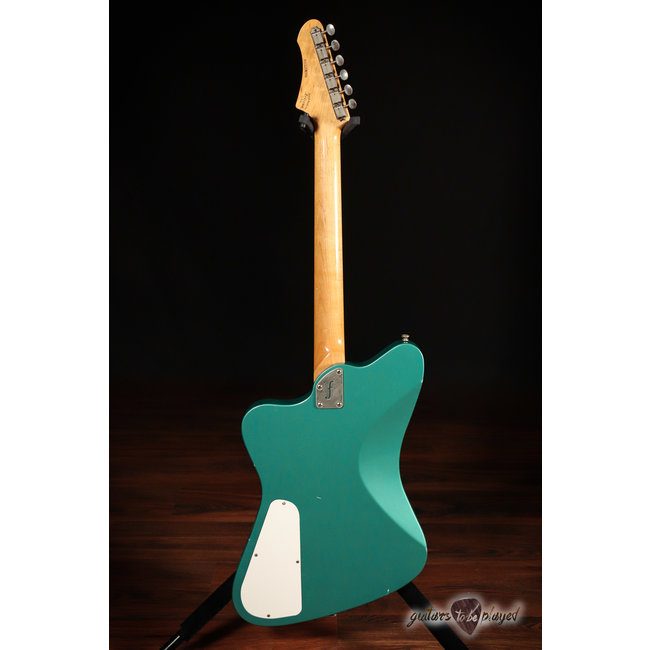 Fano PX6 Oltre Lollar Firebird Electric Guitar w/ Gigbag – Sherwood Green