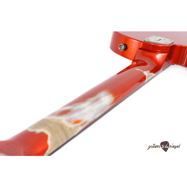 Fano SP6 Alt de Facto Mahogany Body Guitar Lollar Imperials - Candy Apple Orange