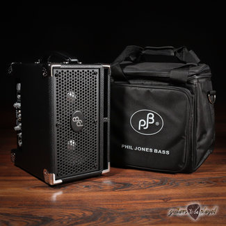 Phil Jones Amplifiers Phil Jones Bass BG-120 Bass Cub Pro 2x5” 120W Combo Amp w/ Carry Bag – Black