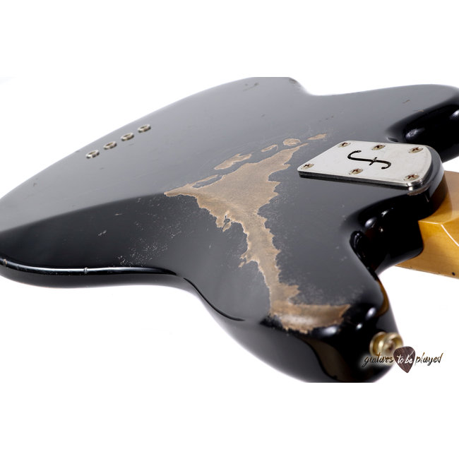 Fano JM4 Standard Bass MP Fingerboard w/ Gigbag - Bull Black (Medium Distress)