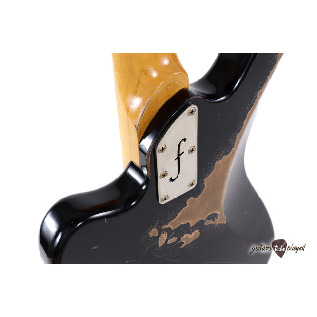 Fano JM4 Standard Bass MP Fingerboard w/ Gigbag - Bull Black (Medium Distress)