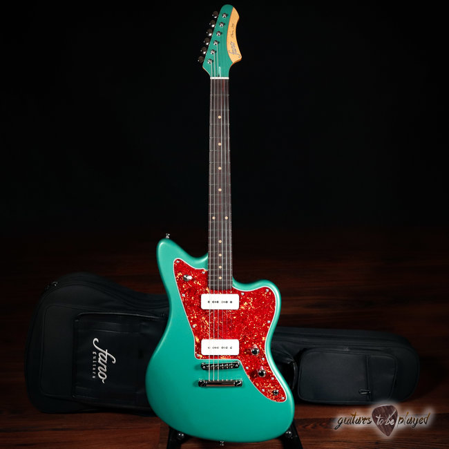 Fano JM6 Oltre Lollar OmniTron/Standard P-90 Guitar w/ Gigbag – Sherwood Green