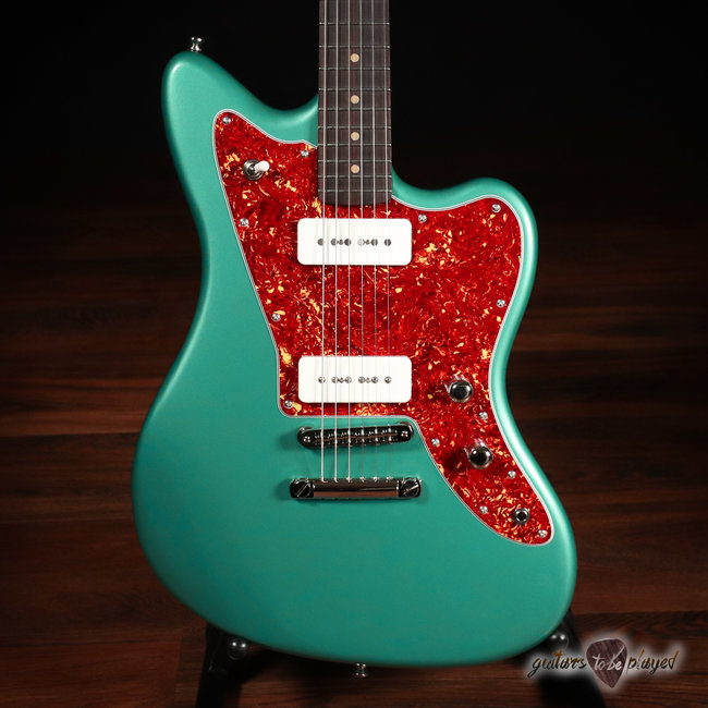 Fano JM6 Oltre Lollar OmniTron/Standard P-90 Guitar w/ Gigbag – Sherwood Green