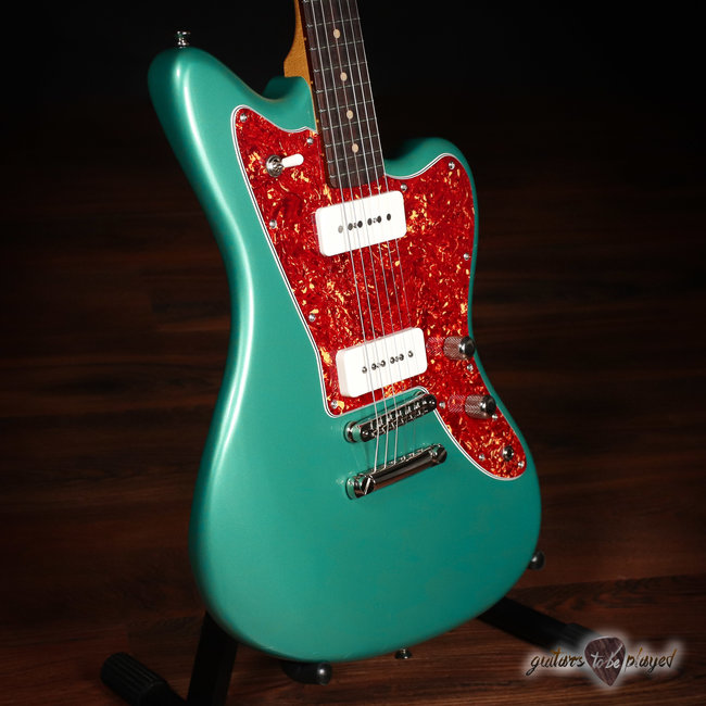 Fano JM6 Oltre Lollar OmniTron/Standard P-90 Guitar w/ Gigbag – Sherwood Green