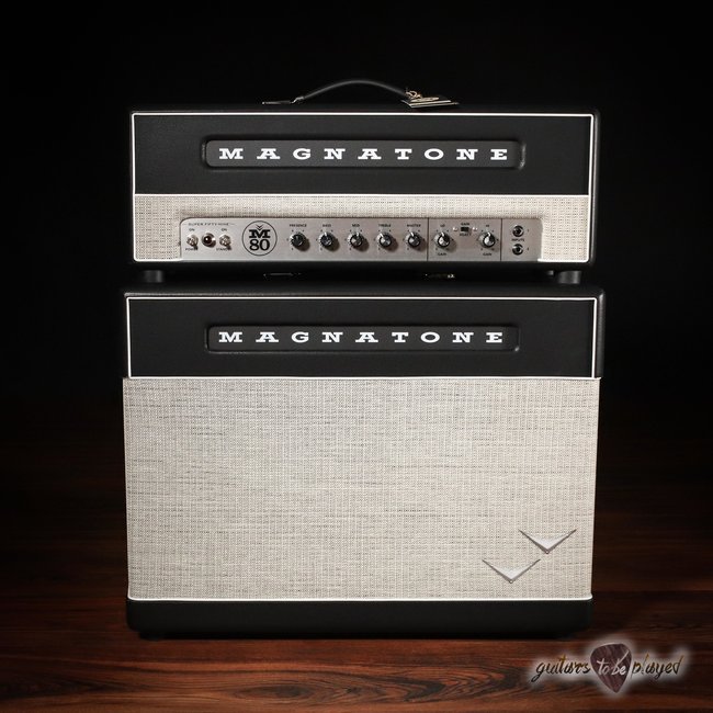 Magnatone Super Fifty-Nine M-80 Head & 2x12” Cab Bundle w/ Speaker Cable