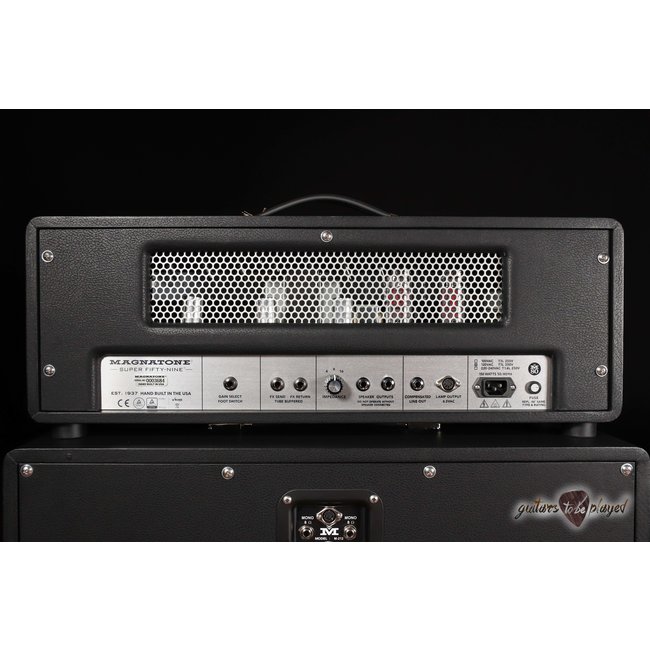Magnatone Super Fifty-Nine M-80 Head & 2x12” Cab Bundle w/ Speaker Cable