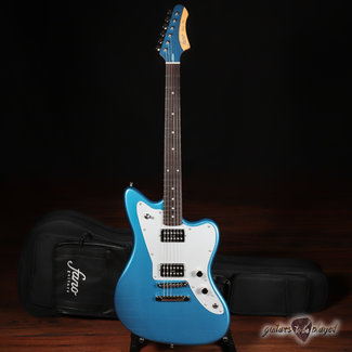Fano Guitars Fano JM6 Oltre Humbucker-Mount TV Jones Classic Guitar w/ Bag – Lake Placid Blue