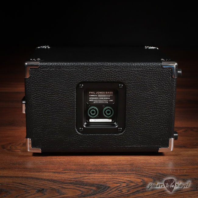 Phil Jones Bass C2 Compact 2x5” 200W 8-ohm Speaker Cabinet w/ Cover - Black