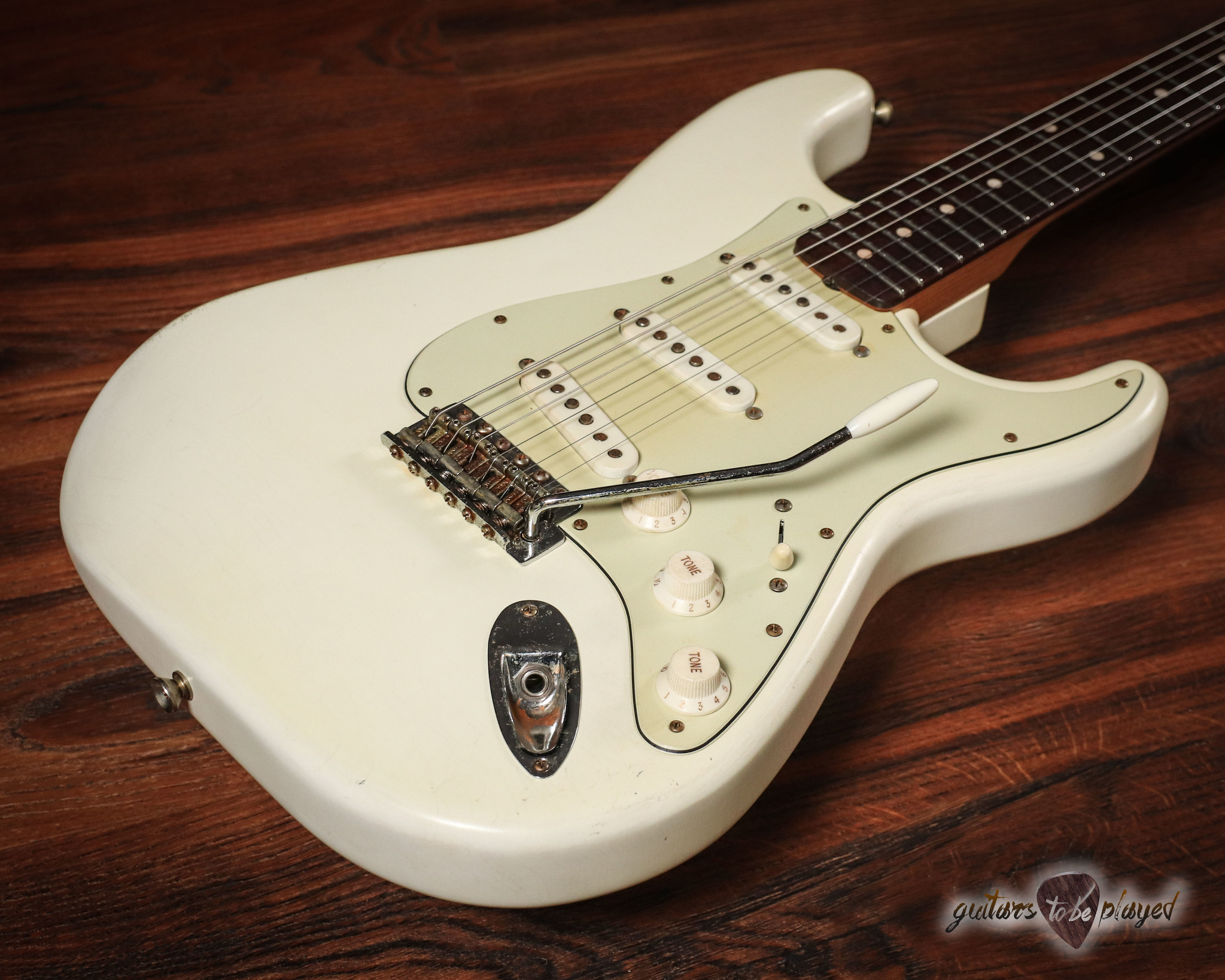 Mario Martin Guitars Swamp Ash S-Style w/ Arcane 61 PUs –Olympic White