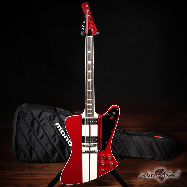 Kauer Banshee Mahogany Guitar w/ Lollar Novel90 & Imperial – Candy Apple Red