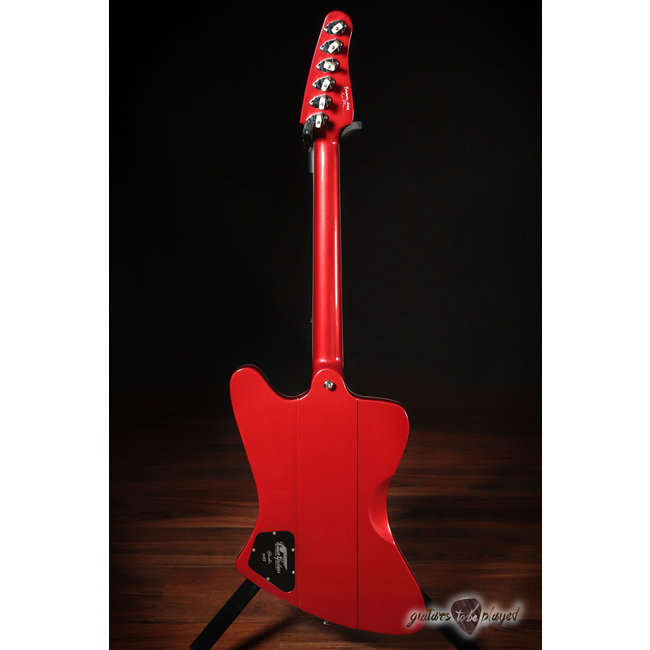 Kauer Banshee Mahogany Guitar w/ Lollar Novel90 & Imperial – Candy Apple Red