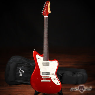 Fano Guitars Fano JM6 Oltre Lollar Imperial/P-90 Electric Guitar w/ Gigbag – Candy Apple Red