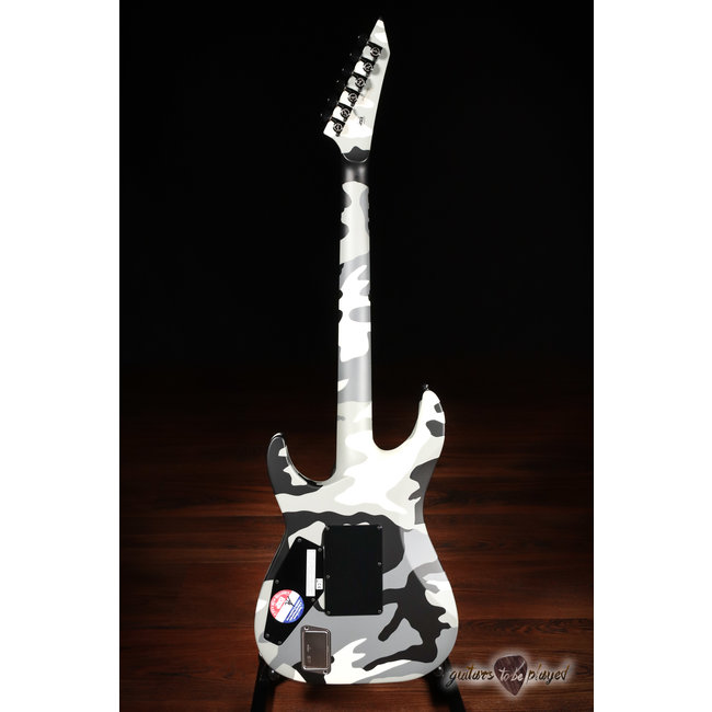ESP E-II M-II Neck Thru Made-In-Japan Floyd Rose Guitar w/ Case – Urban Camo