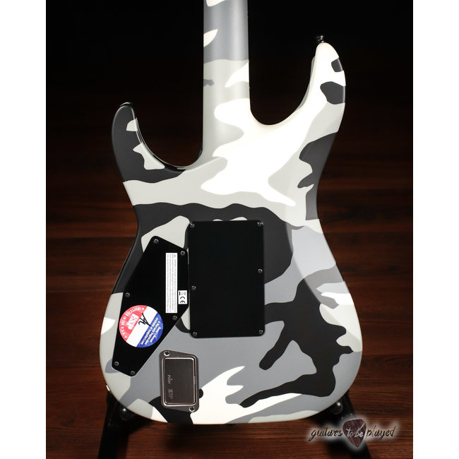 ESP E-II M-II Neck Thru Made-In-Japan Floyd Rose Guitar w/ Case – Urban Camo