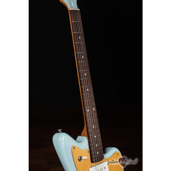 Fano JM6 Oltre Lollar OmniTron P-90 Electric Guitar w/ Gigbag – Sonic Blue