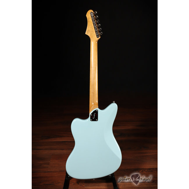 Fano JM6 Oltre Lollar OmniTron P-90 Electric Guitar w/ Gigbag – Sonic Blue